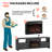 70" TV Stand With 23" Electric Fireplace For Tvs To 80", 3 Vintage Button Control Design, Over Heat Protection-1859074359