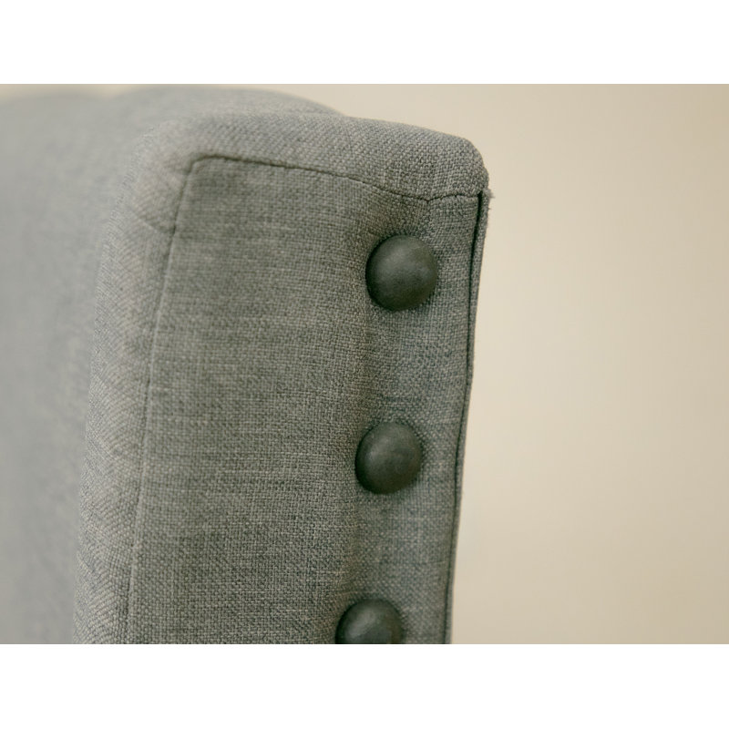 Chaise rembourrée avec tissu Dobby