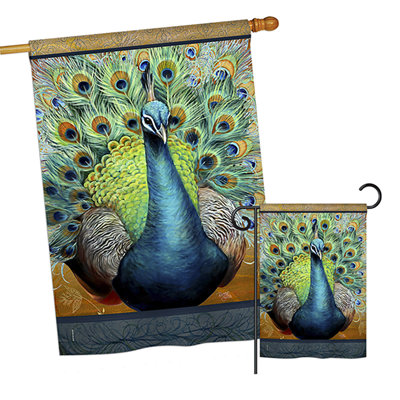 Double Sided 40'' H x 28'' W Polyester Flag Set