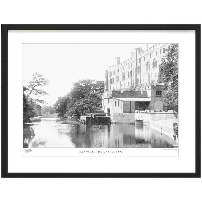 Warwick, The Castle 1892 - Single Picture Frame Print, 60cm H x 80cm W x 2.3cm D