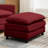 Modular Sectional Sofa Couch,Deep Seat Sofa With Movable Ottoman For Living Room,Chenille Couch With Pillows-641284951