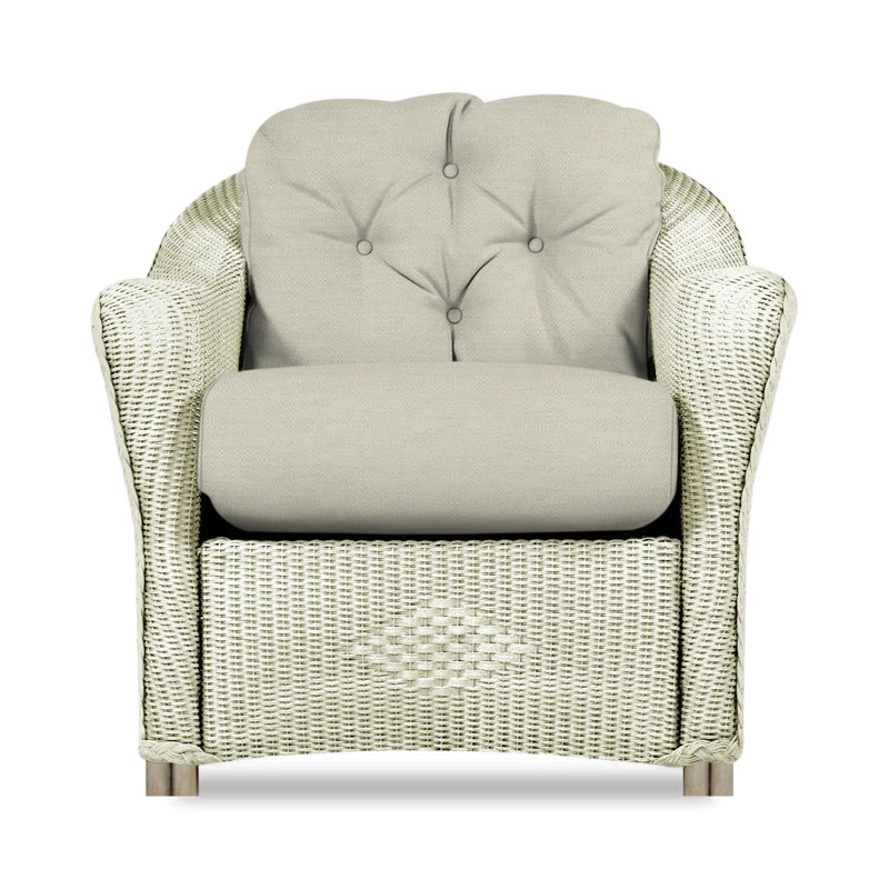 Reflections Outdoor Lounge Chair, Demo Stone, Ivory