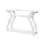 Console étroite en stratifié blanc - Meuble d'entrée moderne pour le salon ou la chambre à coucher | Idée de cadeau-1210531383