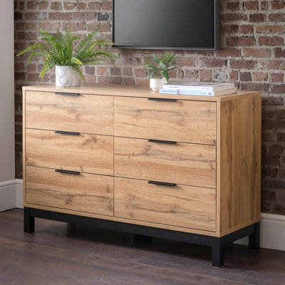Bramley 120cm W 6 - Drawer Chest of Drawers
