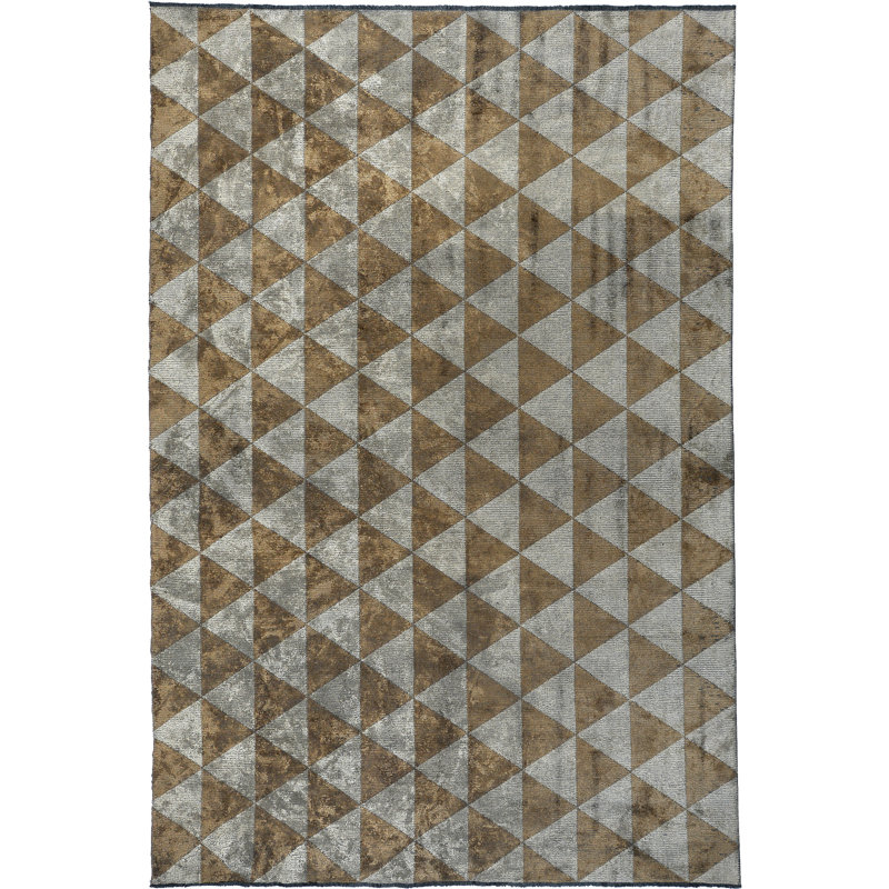 Tapis gris / brun Rapture, Rectangle 7 pi 10 po x 11 pi 2 po