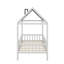 Lit simple en bois avec clôture-1973507815