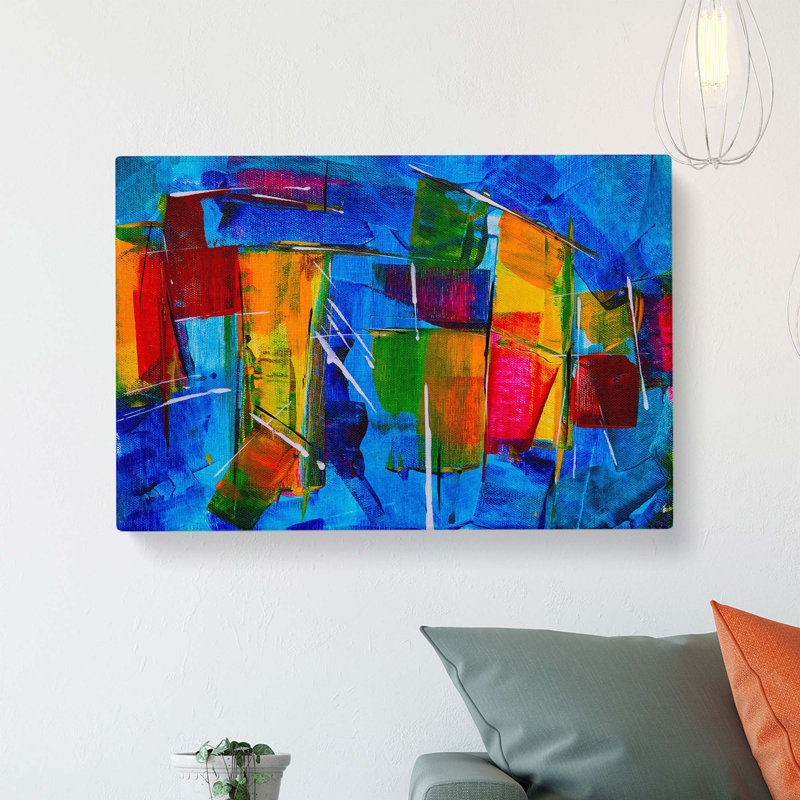 Abstract Vol.440 - Wrapped Canvas Painting, 91.4 cm H x 61 cm W