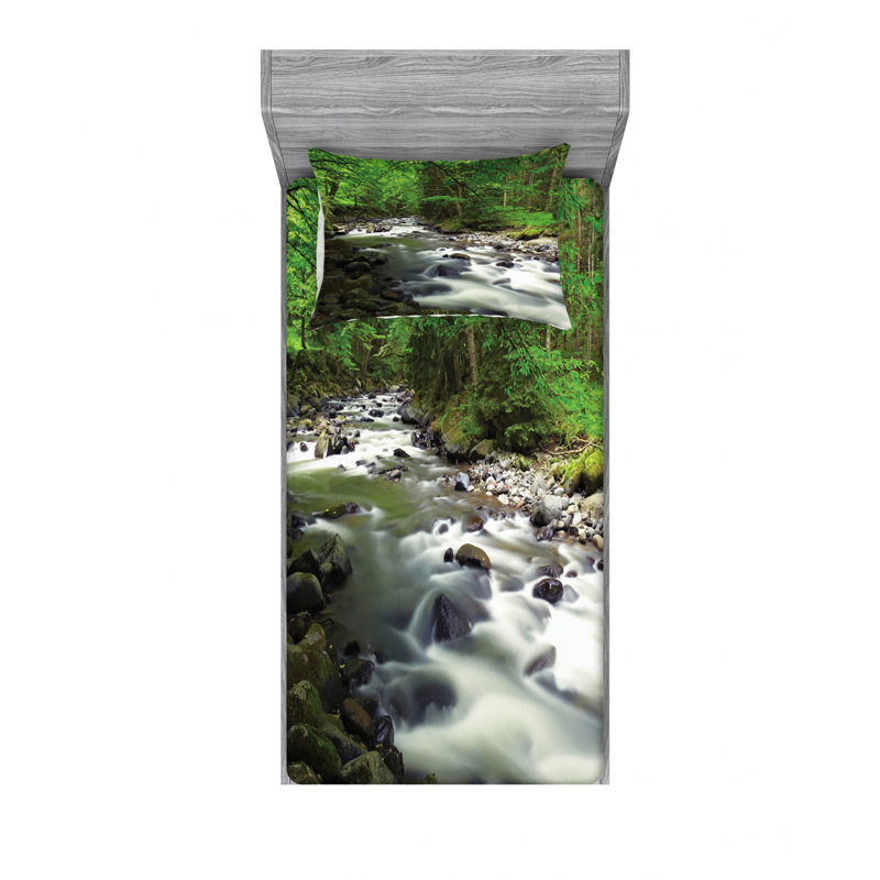 Microfiber Sheet Set, Twin XL Sheet Set with Fitted Sheet