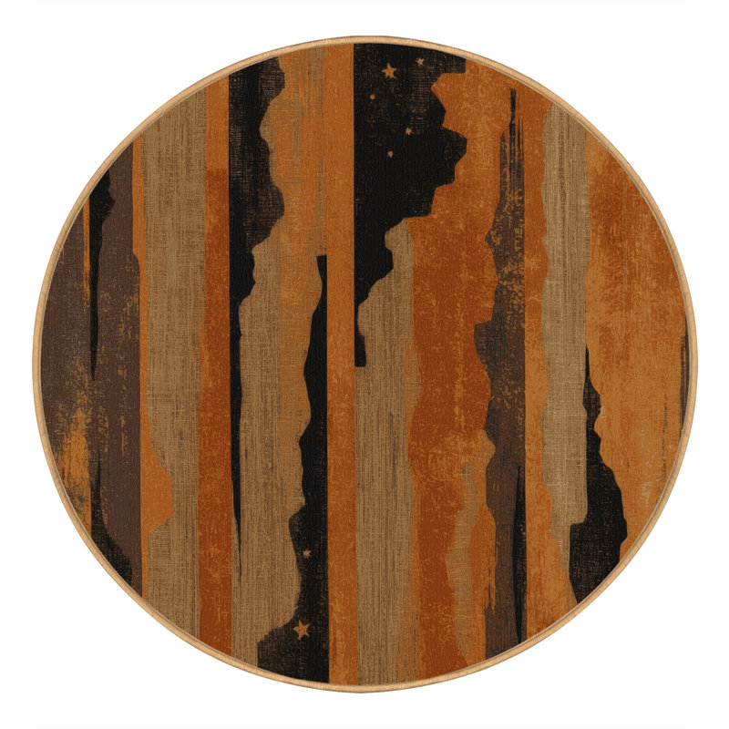 Gilded Dunes Rug, Round 4'