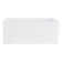 22" Kaisy White Porcelain Rectangular Wall Mount Bathroom Sink with Overflow