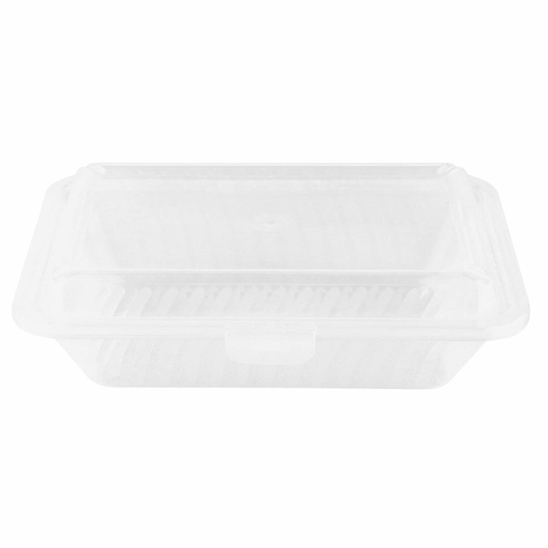 Contenant alimentaire à emporter GET, 9 po x 6,5 po (ensemble de 12), Clair