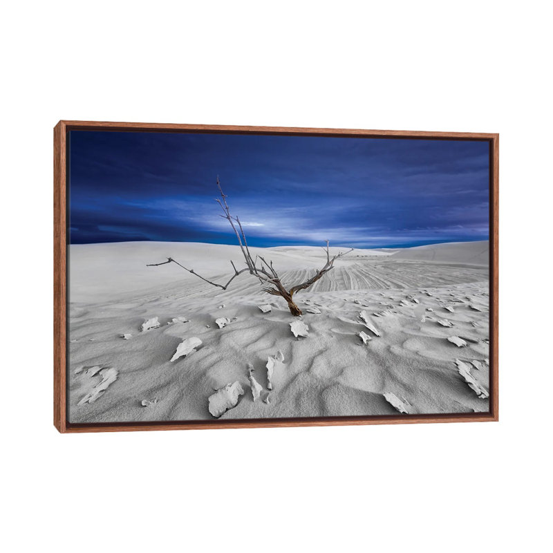 Alone - Floater Frame Print on Canvas