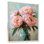 Denali, pivoines roses dans le vase de la ferme - pivoines, art mural sur toile