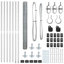 Vidaxl Fence With Posts PVC-Coated Steel-116798088-116798096