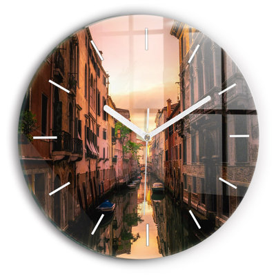 Glass Wall Clock