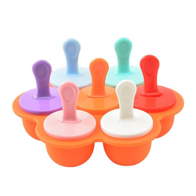 Caking mold 7 Holes  Molds With  Sticks Non-Stick DIY Ice