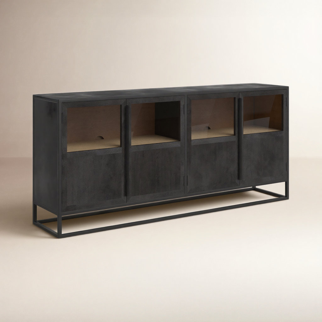 Clementine Mango Sideboard, Black