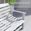 Double chaise berçante, banc oscillant attrayant