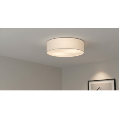Linen Flush Mount