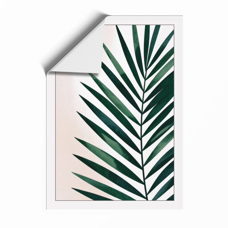 Single Palm Frond Botanical - Print, Unframed, A1 - 84.1 x 59.4 cm