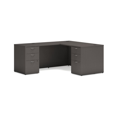 Mod L-Shaped Synthetic Laminate Executive Desk