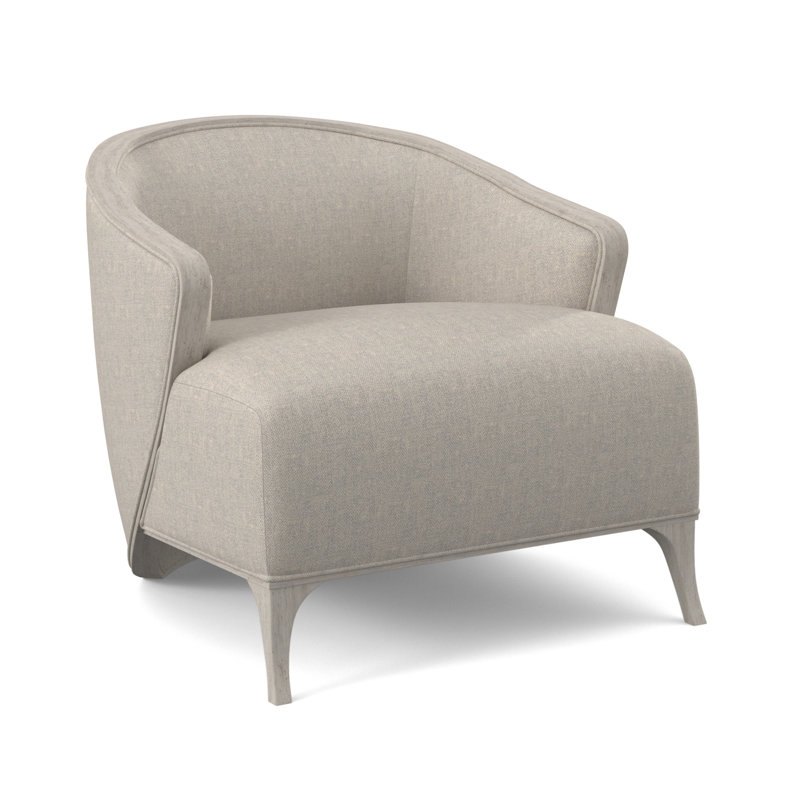Penegrine Lounge Chair, Bisque, White Caps Fog