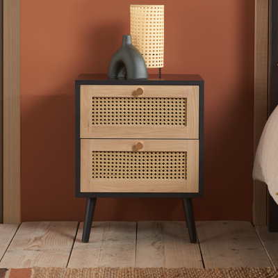 Noemi 2 Drawer Bedside Table