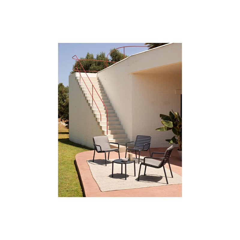 Doga Outdoor Lounge Chair, Anthracite