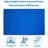 Solid Blue Blend Rug Indigo/Denim Rectangle-106877266