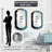 Minimal Collage Modernist Architecture - Abstract 3D Shapes Irregular Modern Large Wall Mirror-1076313131