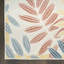 Tapis moderne bleu ivoire 3 pi 6 po x 5 pi 6 po Lakesha-256964091
