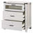 Vita 27.5" W 3-Drawer Weathered Finish Dresser with Metal Slides -98711794