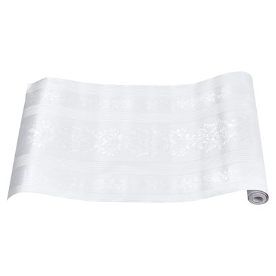 Retro Flower Textured PVC Wallpaper Roll