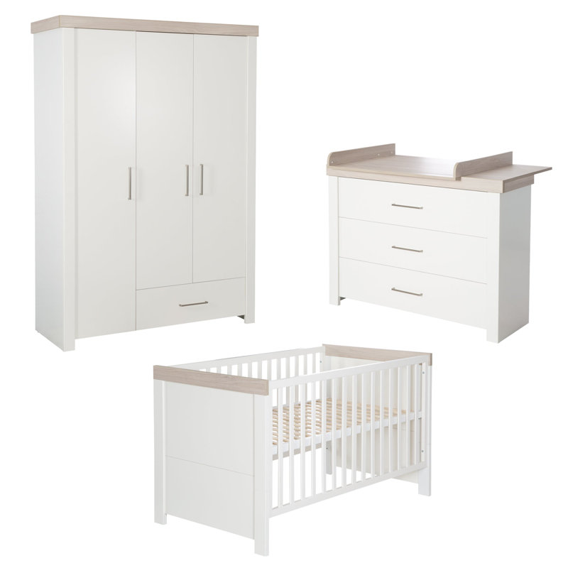 Lucy Convertible 3 -Piece Nursery Furniture Set