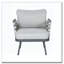Coussin hydrofuge en acier pour fauteuil club