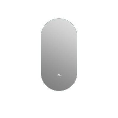 48*24 Inch Smart Led Touch Screen - Fog Bathroom Mirror With Shape, Three Lighting Modes 6000K White, 4000K Natural, 3000K Warm , Brightness Adjustment, Shatter Glass, 5Mm Silver Mirror, 50000+