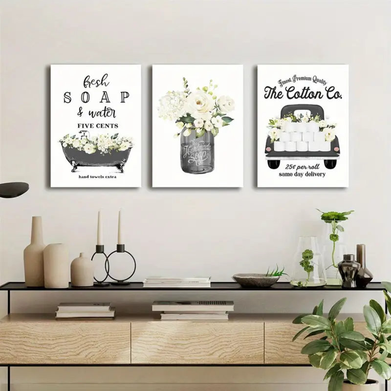 3 Piece Wrapped Canvas Print