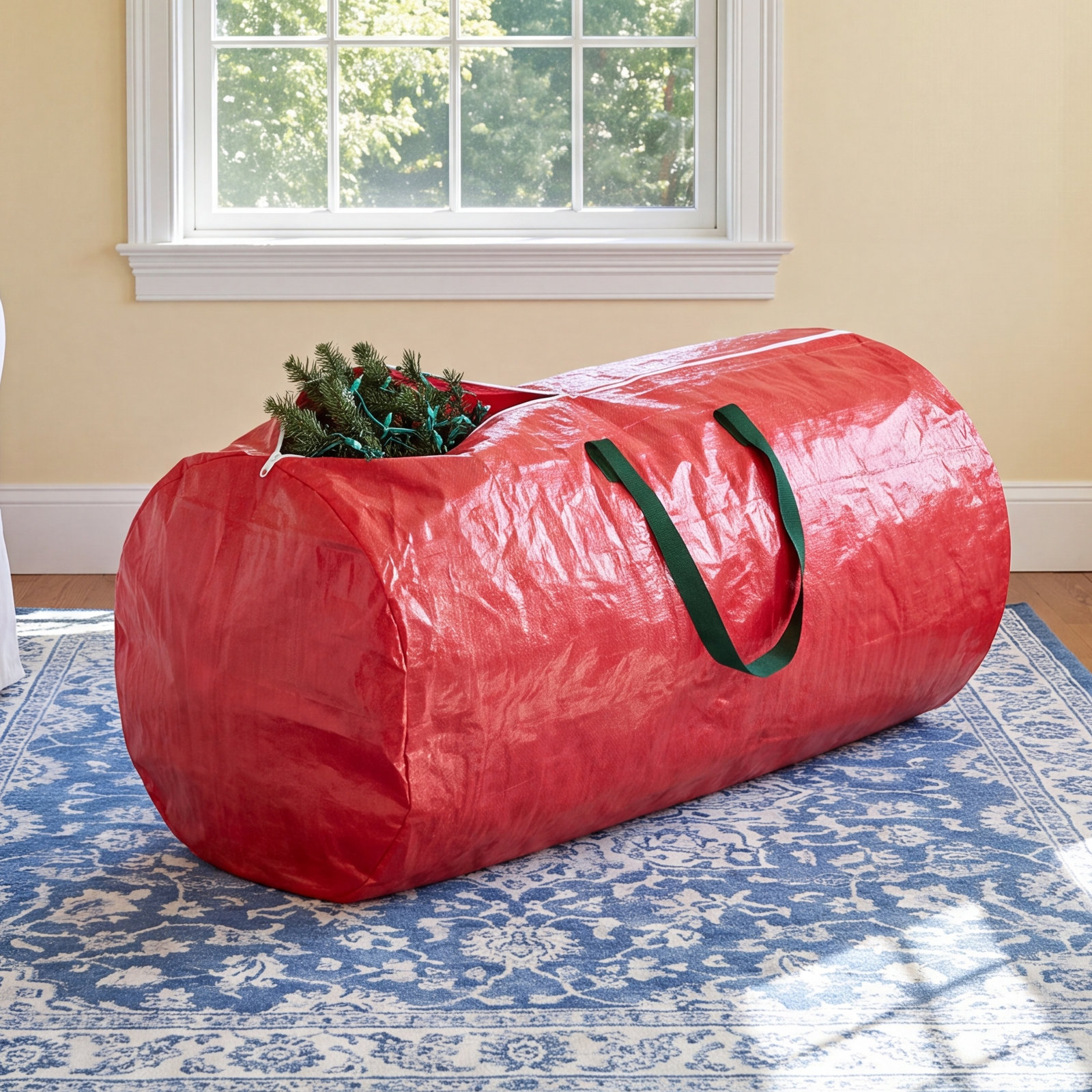 Julyan Christmas Tree Storage Bag, Fits 10' Tree (30" H x 55" W x 30" D)