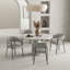 Chaise de salle à manger gris pierre-358064661