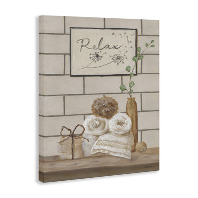 «Relax Bathroom Scene», art mural par Pam Britton