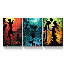 art mural d'Halloween-723804559