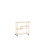 Jurgensen Miranda Steel and Glass Bar Cart-1299622227