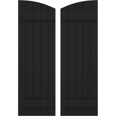 Volets de planche-n-lattes jointes avec plateau elliptique Americraft (2 lattes) (par paire)