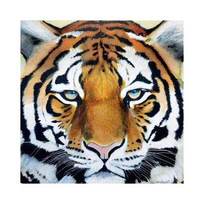 Tiger 1 Piece Wrapped Canvas Painting
