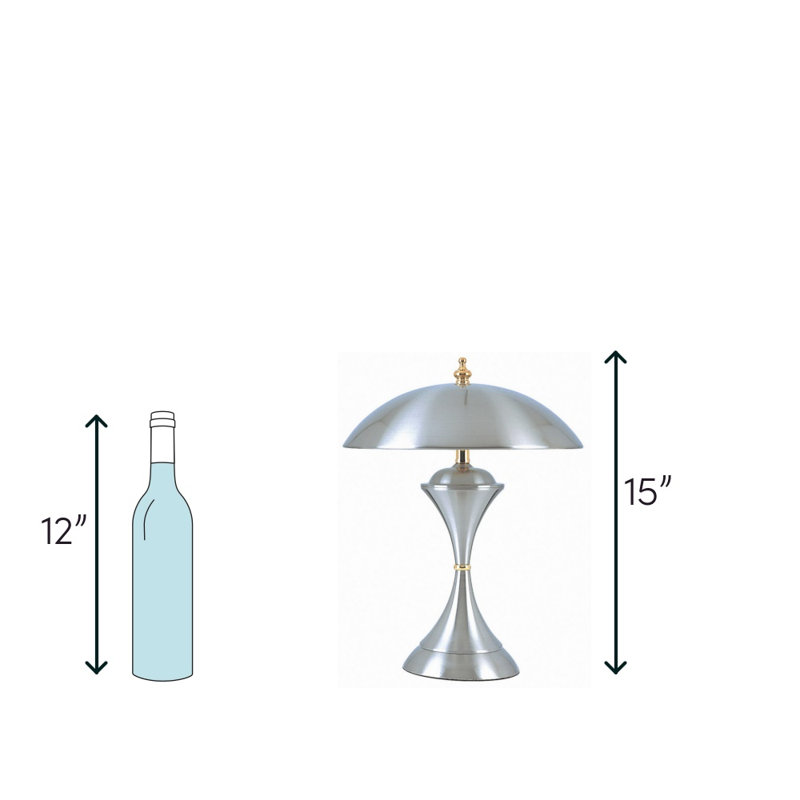 Lampe de table 15 po Dael, Acier
