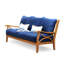 Canapé de patio en teck de 75,5 po de large Brunswick avec coussins Brunswick-242604329-190343934