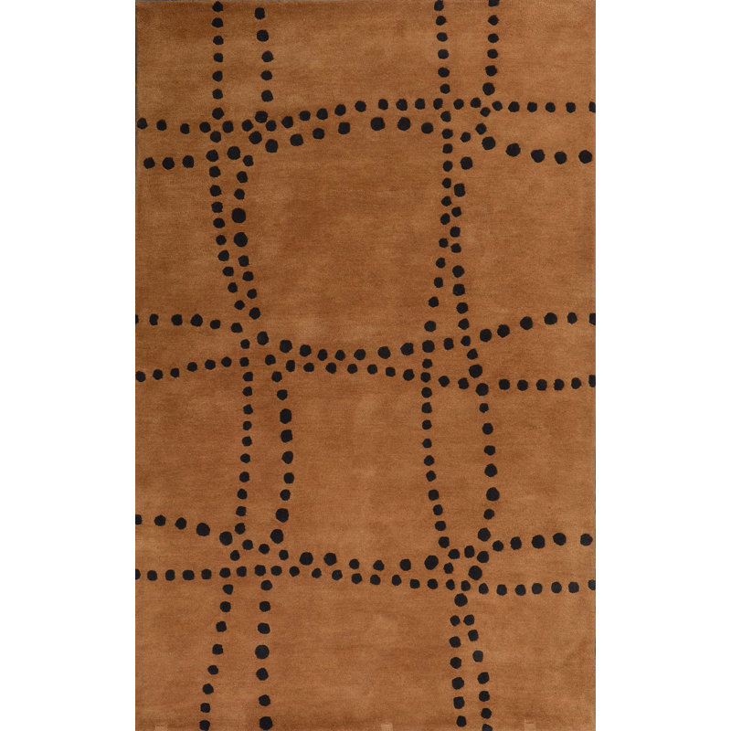 Laverriere Wool Geometric Indoor Rug, Rectangle 5' x 8'
