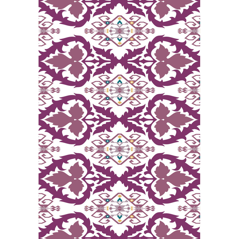 Chenille Ikat Indoor Rug, Rectangle 3' x 5'