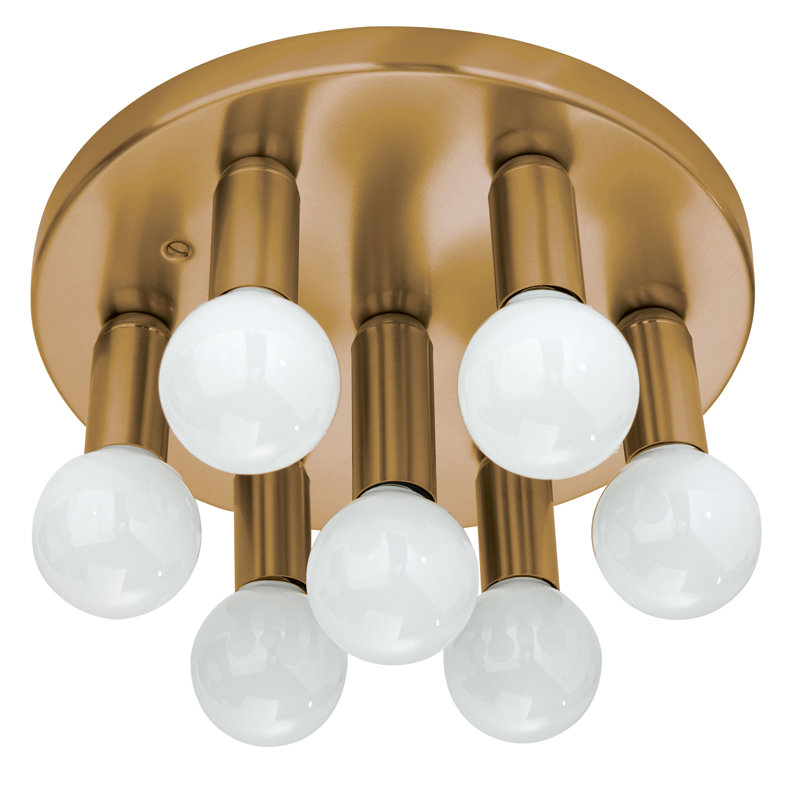Parma Flush Mount, Antique gold