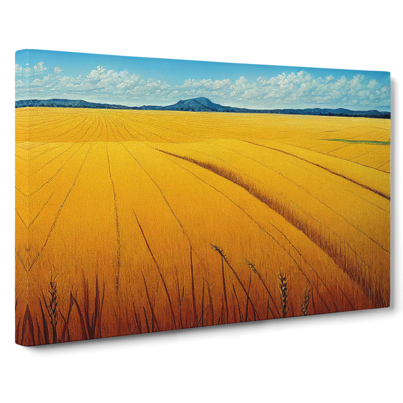 Stellar Wheat Field - Wrapped Canvas